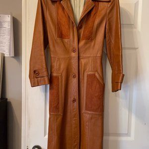 Kirk's Suede Life Vintage Leather Coat